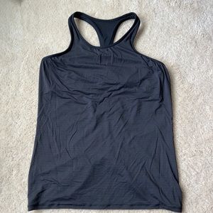 EUC Lululemon Women’s 12 black racerback tank top
